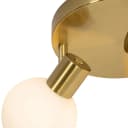 Qazqa LED Aufbaustrahler Anouk, Gold, Art-Deco, 3-flammig Bild 3