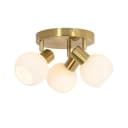 Qazqa LED Aufbaustrahler Anouk, Gold, Art-Deco, 3-flammig Bild 4