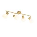 Qazqa LED Aufbaustrahler Anouk, 4-flammig, Gold, Art Deco Bild 2