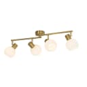 Qazqa LED Aufbaustrahler Anouk, 4-flammig, Gold, Art Deco Bild 5
