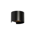 QAZQA Wandleuchte Edwin Schwarz Aluminium Dimmbar G9 Bild 2