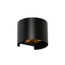 QAZQA Wandleuchte Edwin Schwarz Aluminium Dimmbar G9 Bild 5