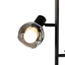 Qazqa Stehlampe Vidro LED 3-flammig Schwarz Art Deco Bild 4