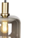 Qazqa Stehlampe Zuzanna LED E27 Grau Design Glas Bild 3