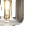 Qazqa Stehlampe Zuzanna LED E27 Grau Design Glas Bild 4