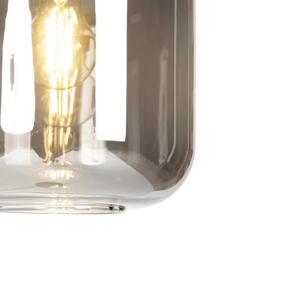 Qazqa Stehlampe Zuzanna LED E27 Grau Design Glas - Bild 4