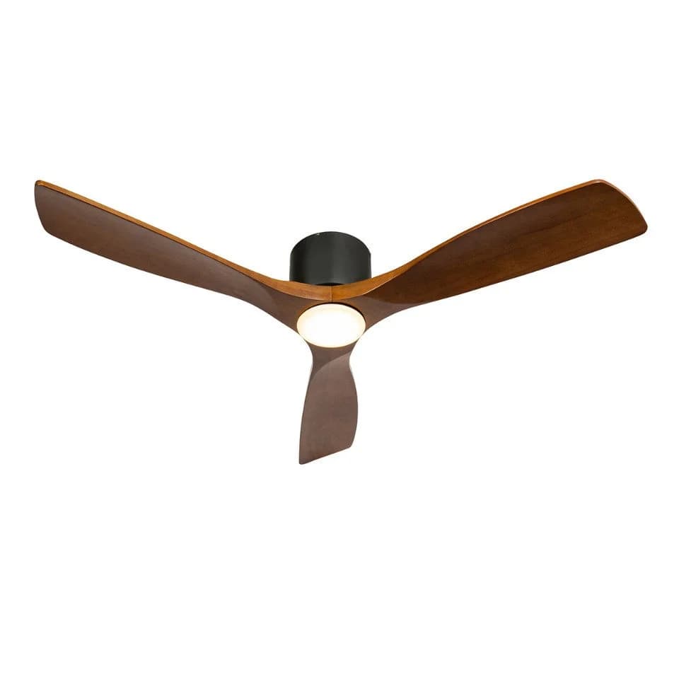 Qazqa Deckenventilator Jerri LED Braun Stahl Modern - Bild 5