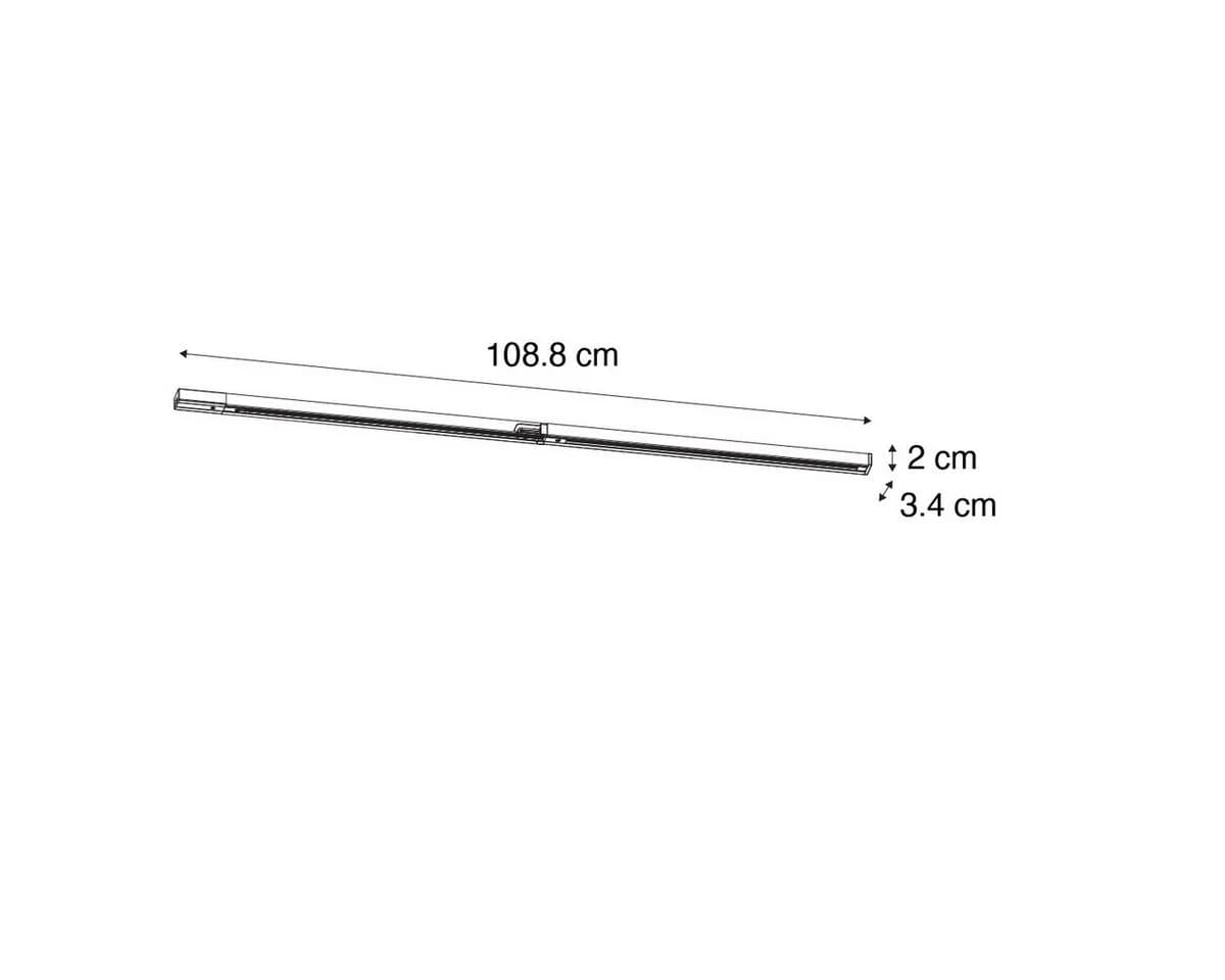 QAZQA Schienensystem Iconic Schwarz 50 cm - Bild 3