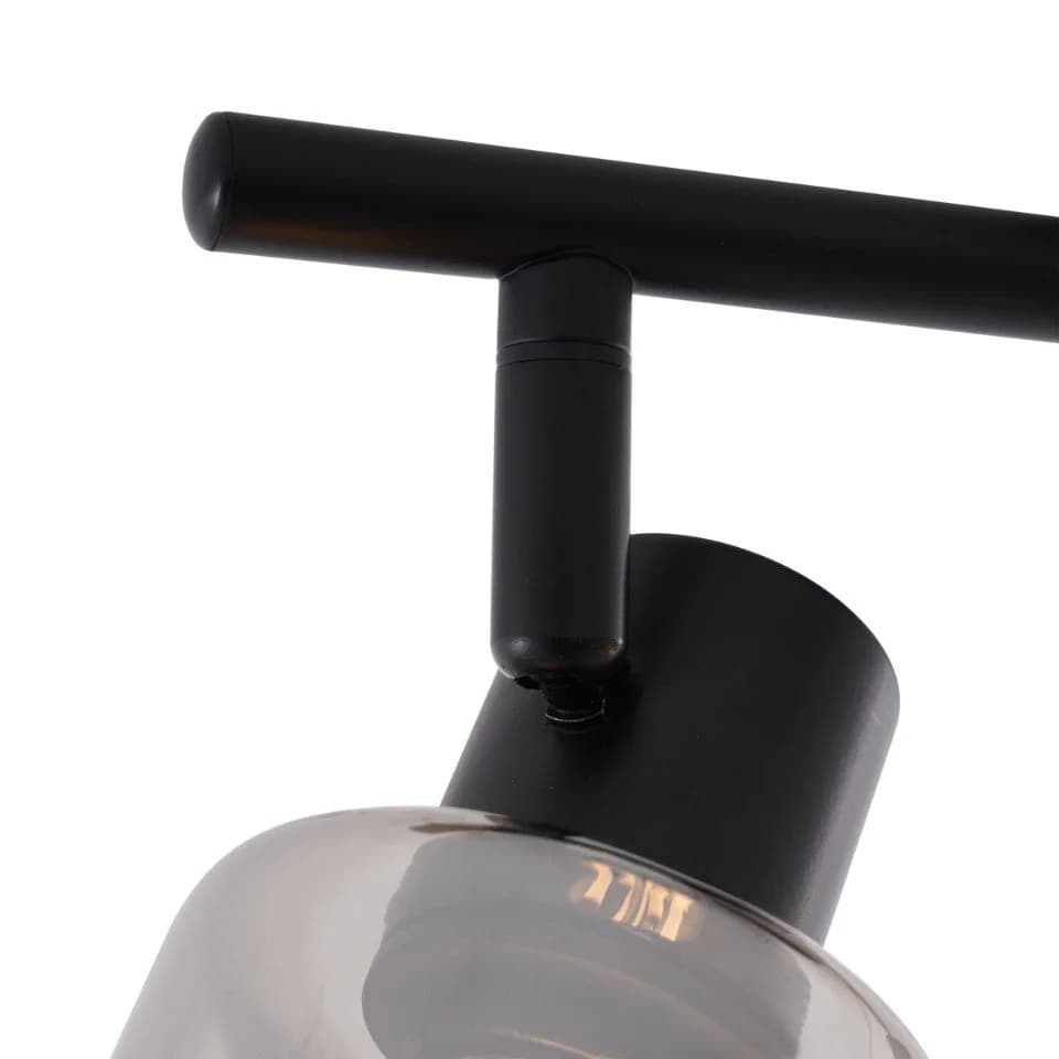 QAZQA LED Aufbaustrahler Cilin Schwarz Metall Modern - Bild 3