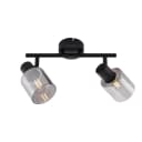 QAZQA LED Aufbaustrahler Cilin Schwarz Metall Modern Bild 5