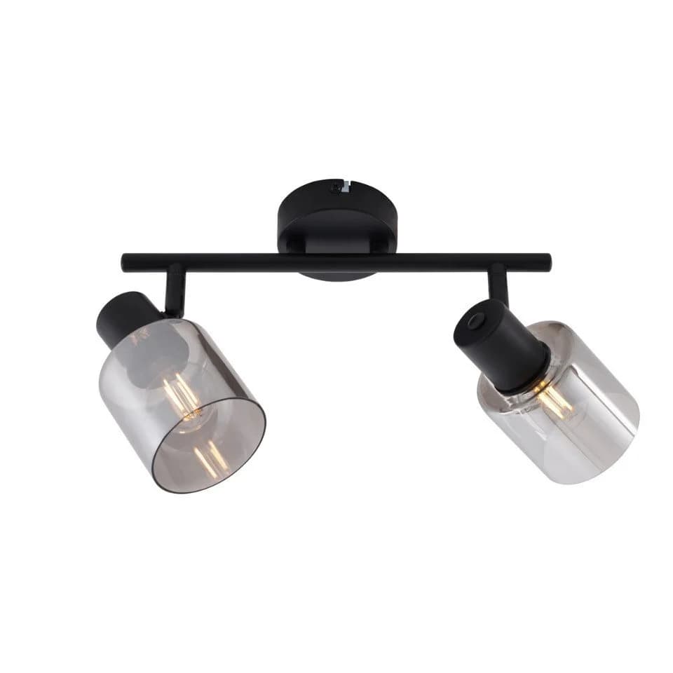 QAZQA LED Aufbaustrahler Cilin Schwarz Metall Modern - Bild 5