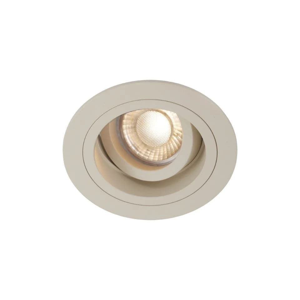 Qazqa LED Einbaustrahler Chuck Beige Aluminium GU10 Modern - Bild 4