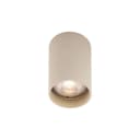 Qazqa LED Aufbaustrahler Tuba Beige Modern Aluminium 1-flammig Bild 2