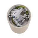 Qazqa LED Aufbaustrahler Tuba Beige Modern Aluminium 1-flammig Bild 3
