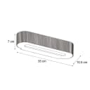 Qazqa Wandleuchte Plaster Beige Skandinavisch Gips 2-flammig Bild 1