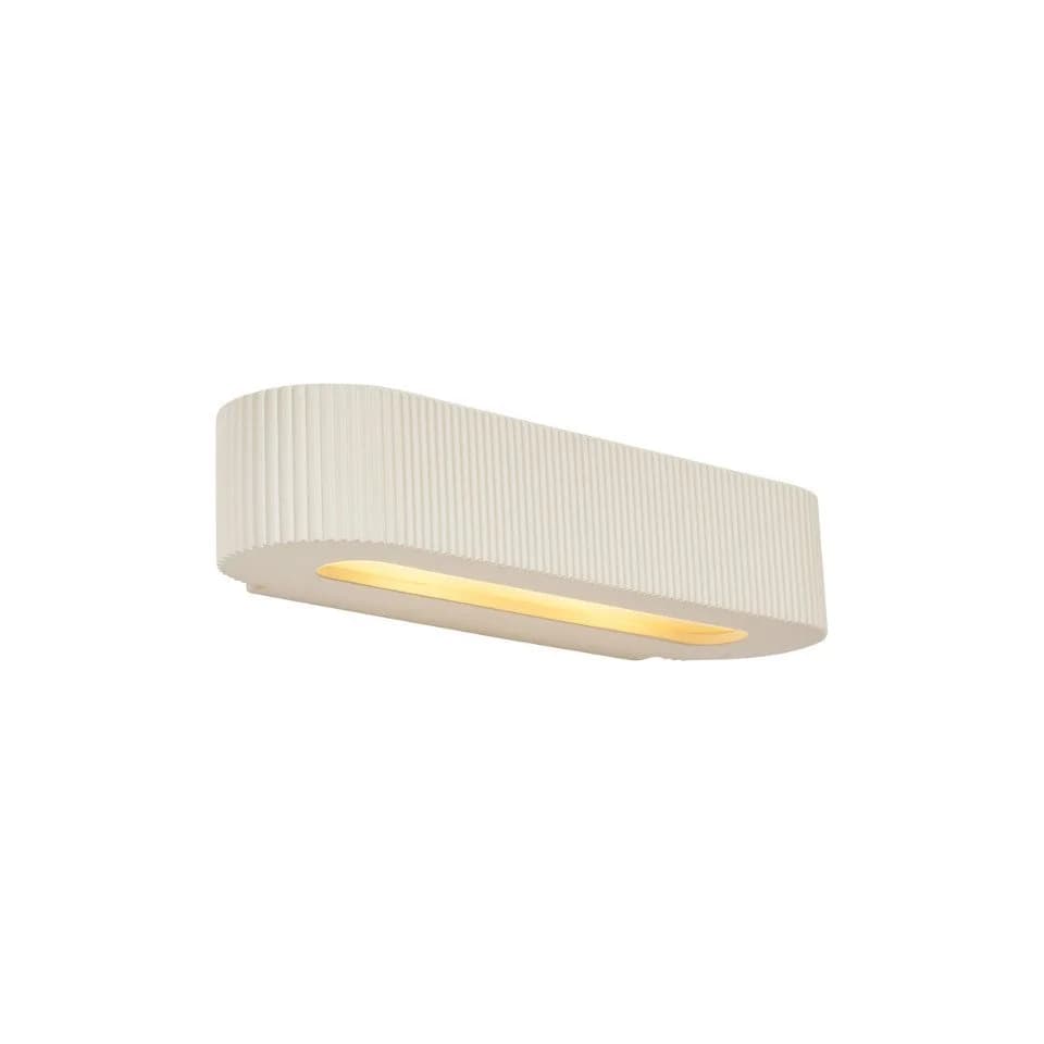 Qazqa Wandleuchte Plaster Beige Skandinavisch Gips 2-flammig - Bild 2
