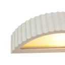 Qazqa Wandleuchte Plaster Weiß Gips Skandinavisch E14 Bild 3