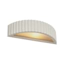 Qazqa Wandleuchte Plaster Weiß Gips Skandinavisch E14 Bild 4
