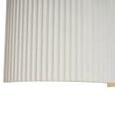 Qazqa Wandleuchte Plaster Oval Weiß Skandinavisch Gips Bild 1