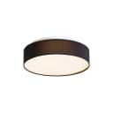 QAZQA Deckenleuchte Flat Drum Schwarz Dimmbar LED Bild 2