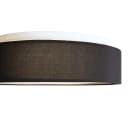 QAZQA Deckenleuchte Flat Drum Schwarz Dimmbar LED Bild 3