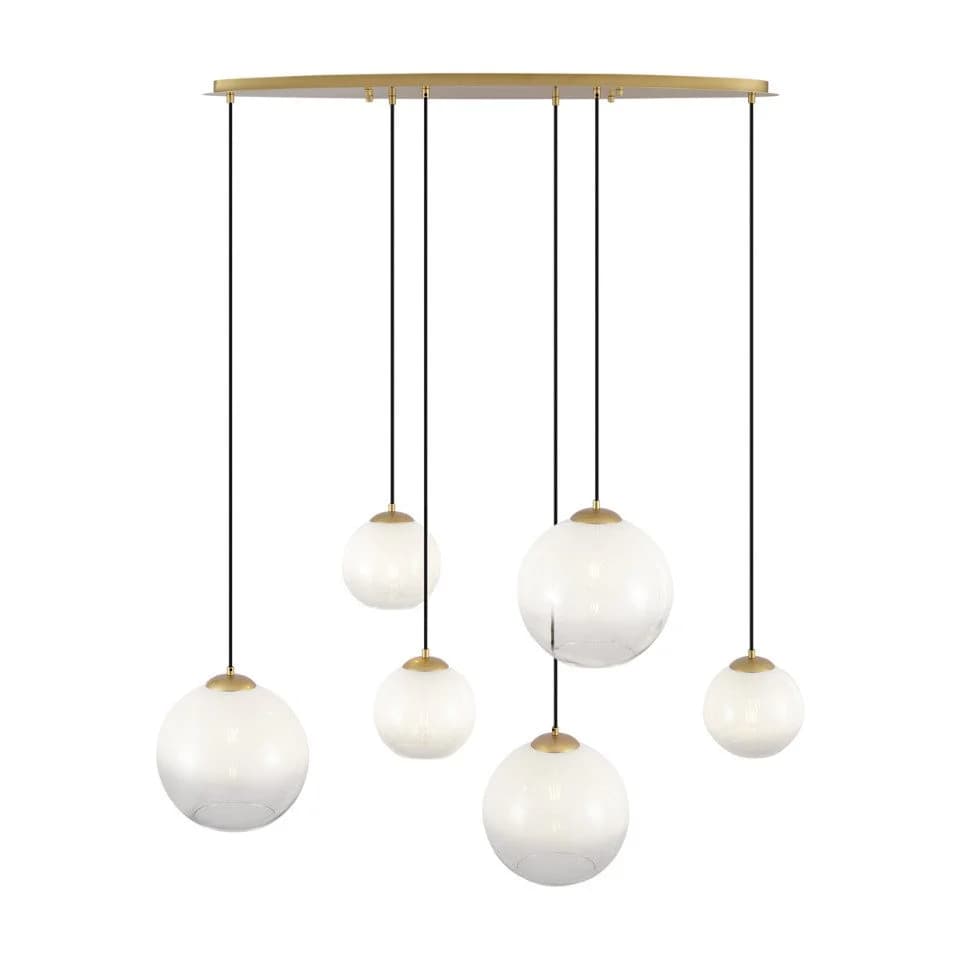 Qazqa Pendelleuchte Misty, 6-flammig, Gold/Messing, Stahl - Bild 5