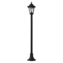 Qazqa Außen-Stehlampe New Haven Schwarz E27 Bild 4