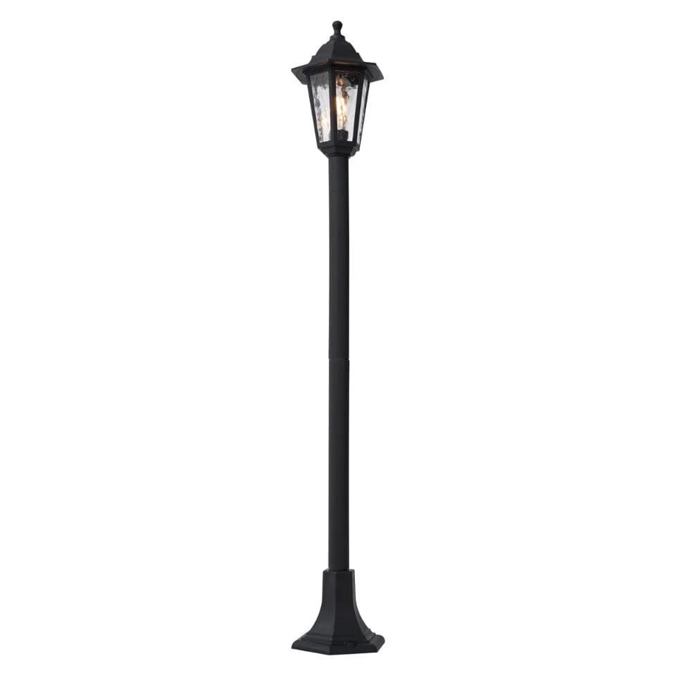 Qazqa Außen-Stehlampe New Haven Schwarz E27 - Bild 4