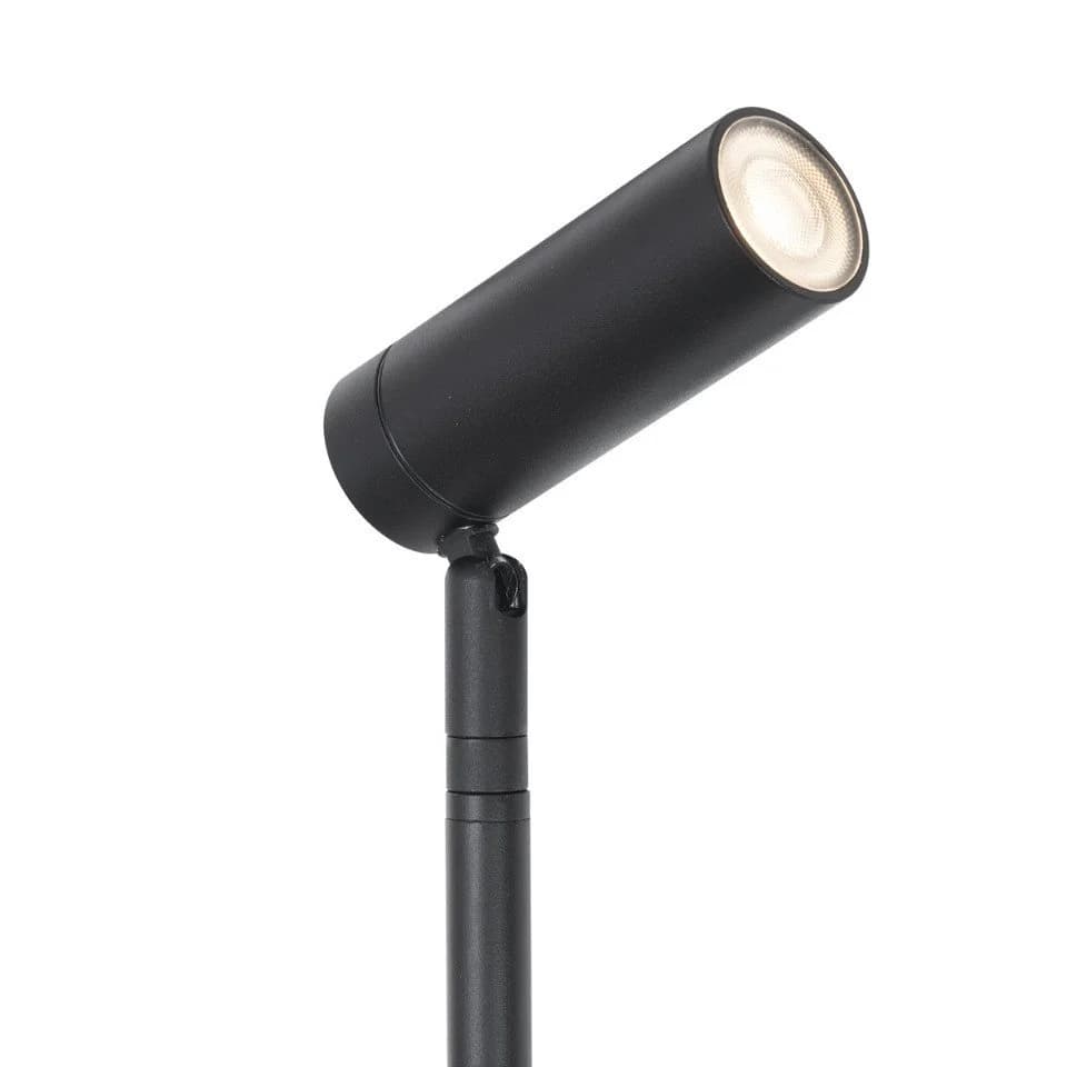 Qazqa Gartenstrahler Carl Schwarz Aluminium LED - Bild 3