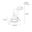 QAZQA LED Einbaustrahler Edu Set 12-tlg. Messing Modern Bild 4