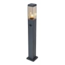QAZQA Außen-Stehlampe Malios Edelstahl Grau Bewegungssensor Bild 5