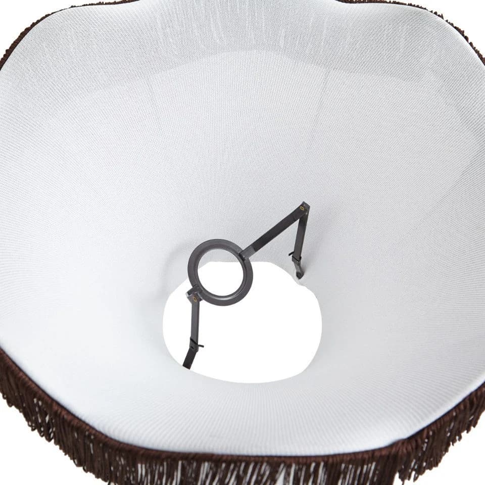 Qazqa Lampenschirm Heritage Braun Stoff