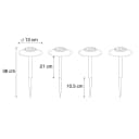 Qazqa LED Solarleuchte Mushroom Grün Kunststoff Modern Bild 1