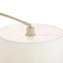 QAZQA Vinossa Bogenlampe Beige Modern Stahl Bild 3