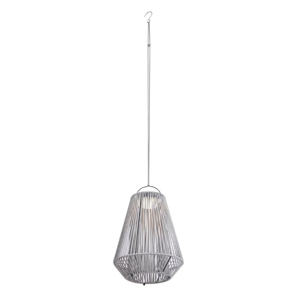 QAZQA Duca USB-Stehleuchte Grau Kunststoff Solar - Bild 5