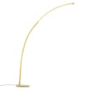 QAZQA Bogenlampe Arlow Dimmbar LED Gold Metall Modern Bild 4