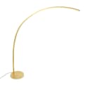 QAZQA Bogenlampe Arlow Dimmbar LED Gold Metall Modern Bild 5