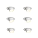 Qazqa LED Einbaustrahler Installa Set 6-teilig Weiß Aluminium Modern Bild 2