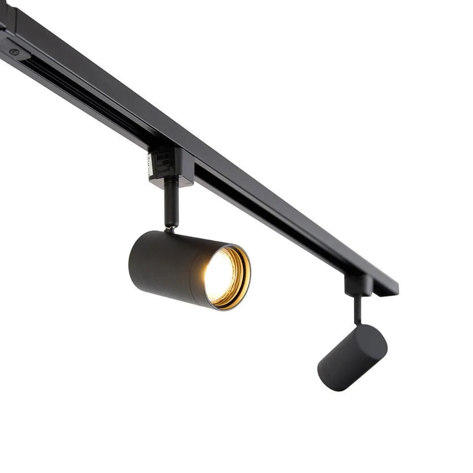 Qazqa Schienensystem Iconic Jeana 6-flammig Schwarz GU10 - Bild 4