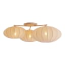 Qazqa Deckenleuchte Bida Beige Stahl Japandi Bild 5