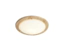 Qazqa Deckenleuchte Mesiac E27 Natur Gold Metall Bild 2