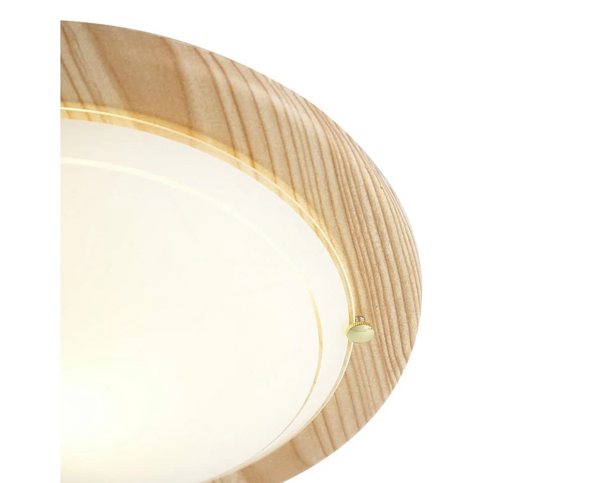 Qazqa Deckenleuchte Mesiac E27 Natur Gold Metall - Bild 3
