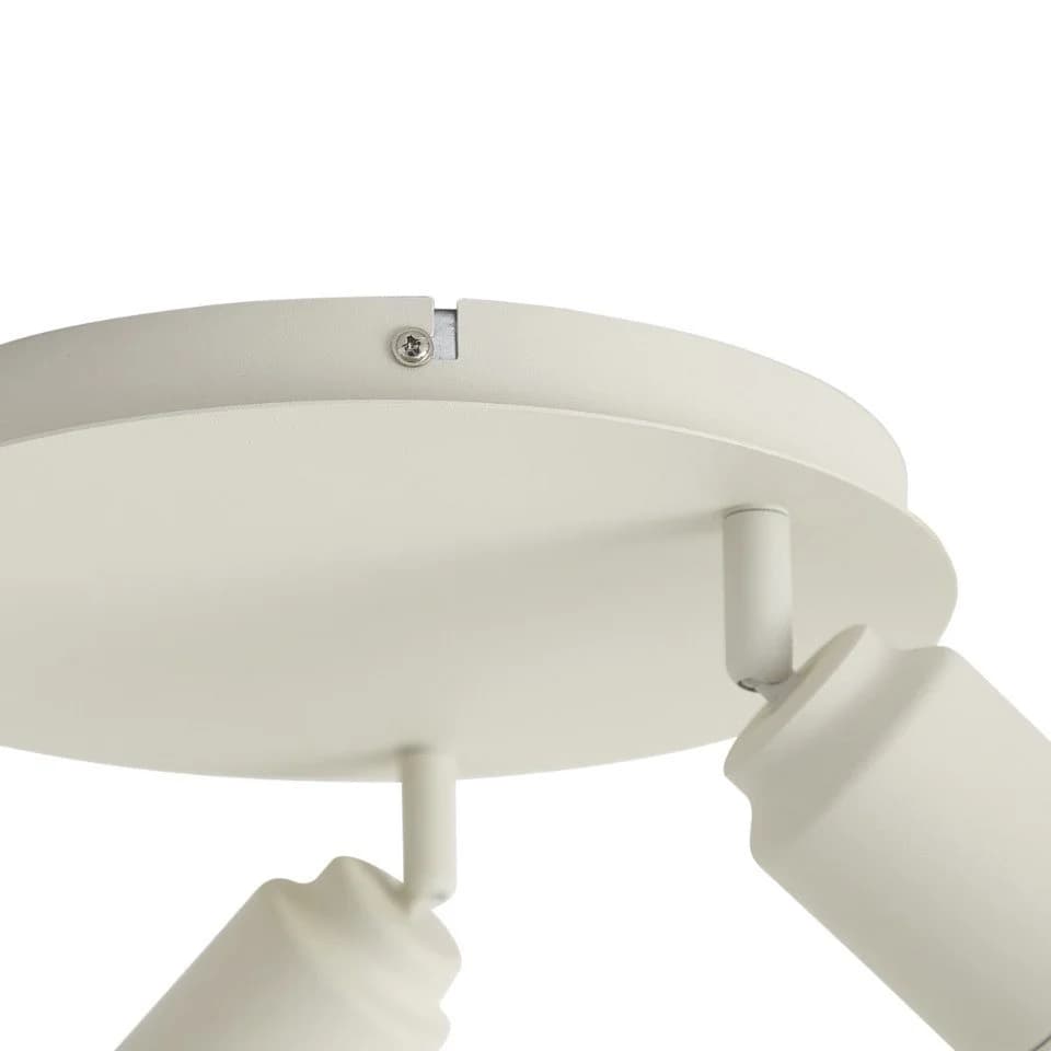 QAZQA LED Aufbaustrahler Ducha Beige GU10 Modern - Bild 3