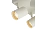 Qazqa LED Aufbaustrahler Jeana 4-flammig Beige Metall GU10 Bild 1