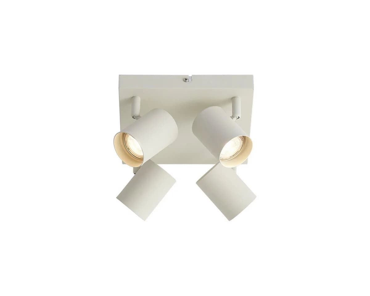 Qazqa LED Aufbaustrahler Jeana 4-flammig Beige Metall GU10 - Bild 5