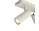 Qazqa LED Aufbaustrahler Renna Beige Modern 2-flammig Metall Bild 1