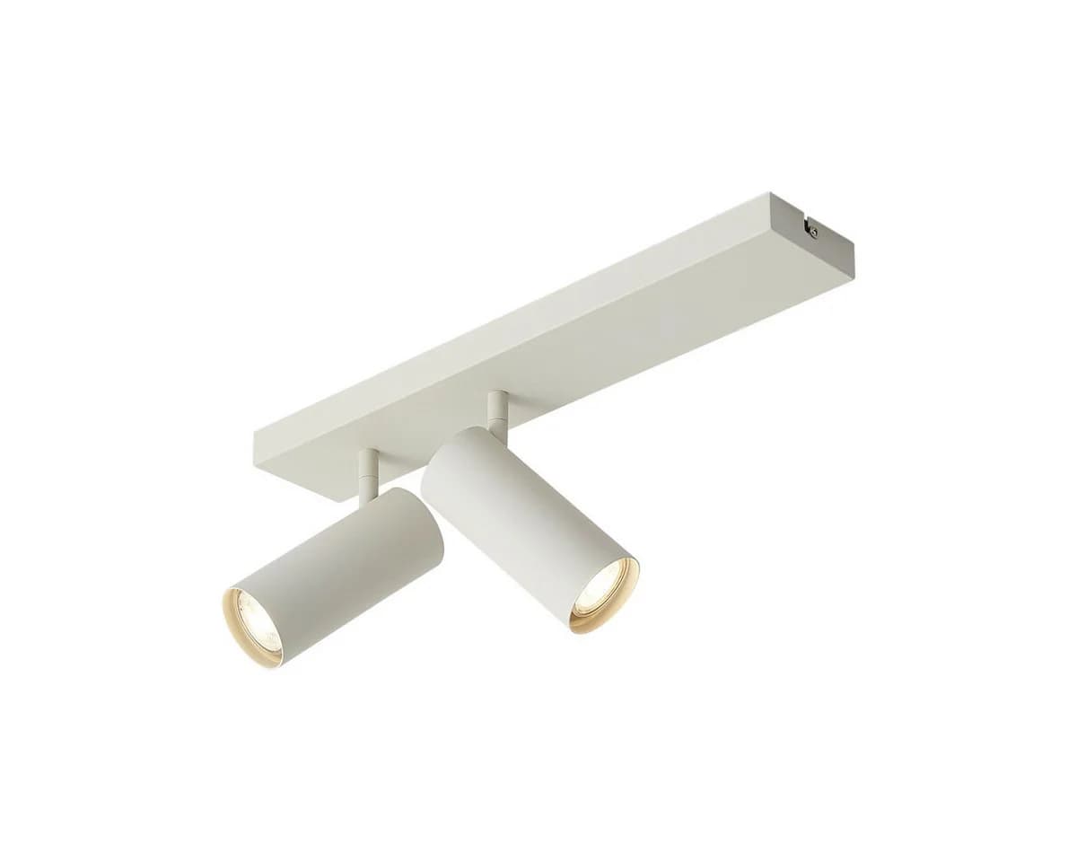 Qazqa LED Aufbaustrahler Renna Beige Modern 2-flammig Metall - Bild 5