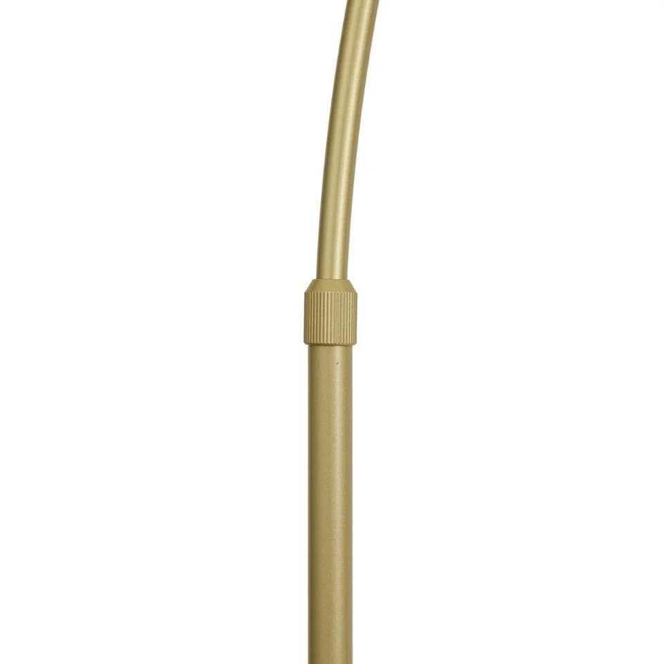 QAZQA Bogenlampe Anello Dimmbar LED Gold Stahl Design - Bild 3