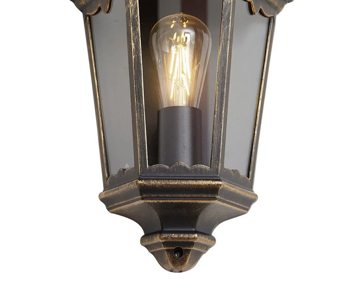 Qazqa Außen-Wandleuchte Havana Half Gold/Messing E27 Klassisch - Bild 4
