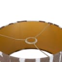 QAZQA Lampenschirm Cilinder Braun Beige Stoff Bild 1